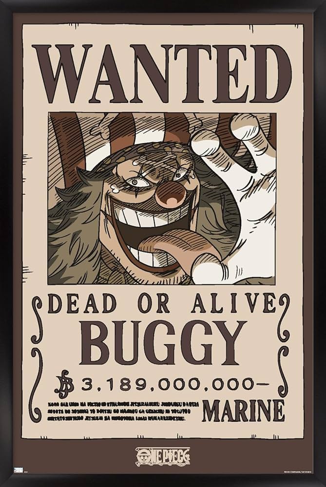 ワンピースポスター EXCLUSIVE One Piece Vinsmoke Sanji Wanted Poster Authentic